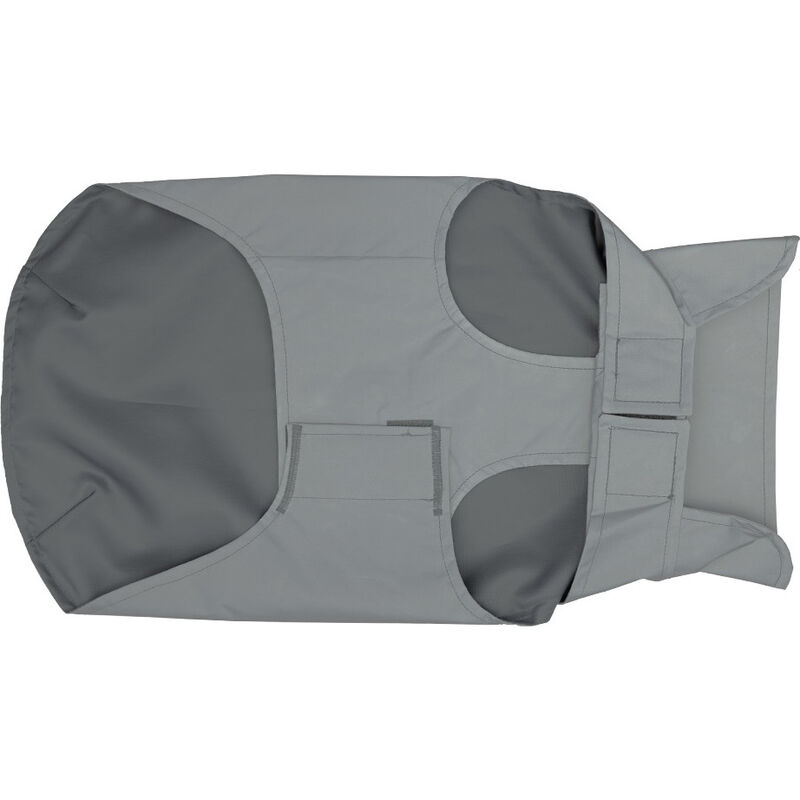 RC Pets Starling Reflective Dog Rain Jacket, Silver image number null