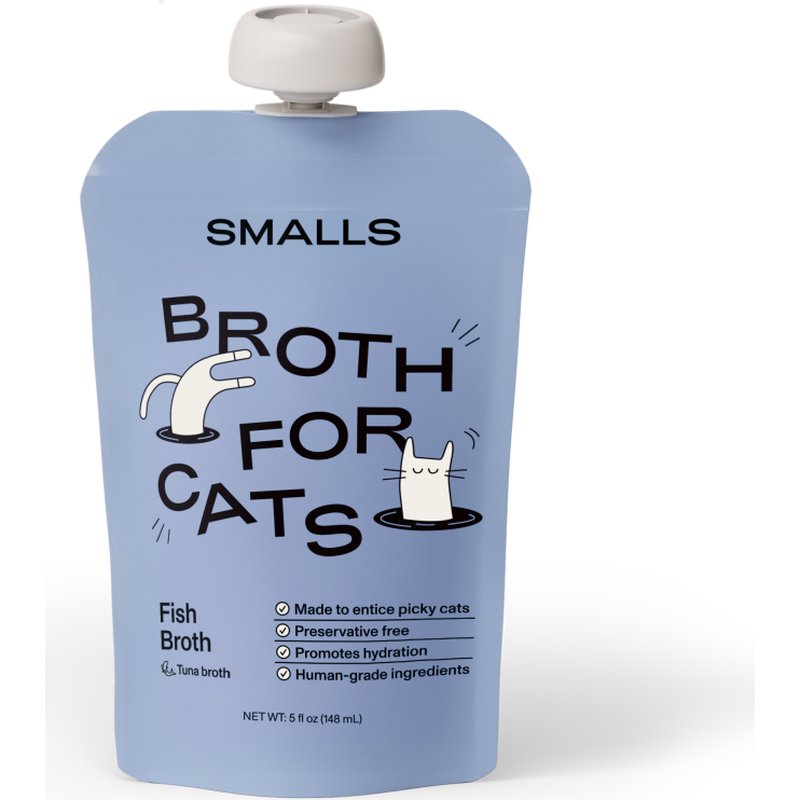 Smalls Cat Food Topper, Fish Broth, 5-oz image number null