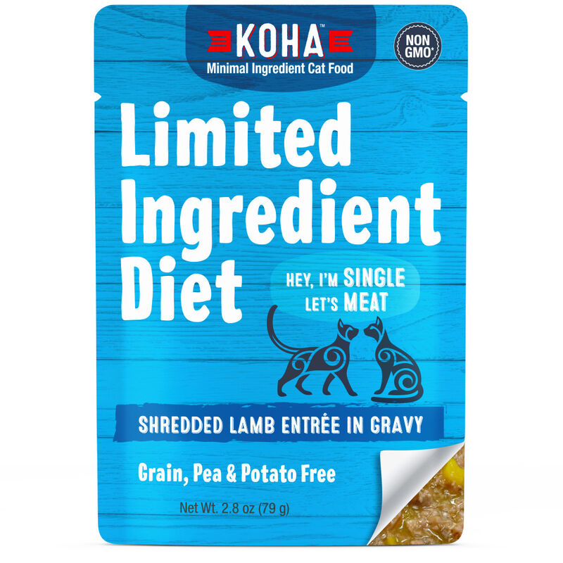 Mud Bay Buy Koha Cat Limited Ingredient Shredded Lamb Entree in Gravy