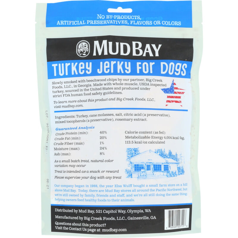 Mud Bay Jerky Dog Treats, Turkey image number null
