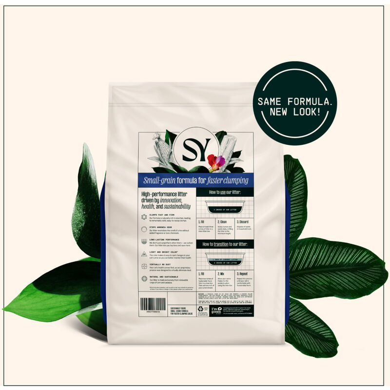 Sustainably Yours Cat Litter, Small-Grain image number null