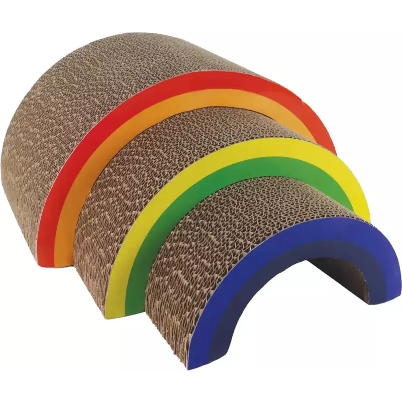 Turbo by Coastal Rainbow Stack Cat Scratcher, Multicolor image number null