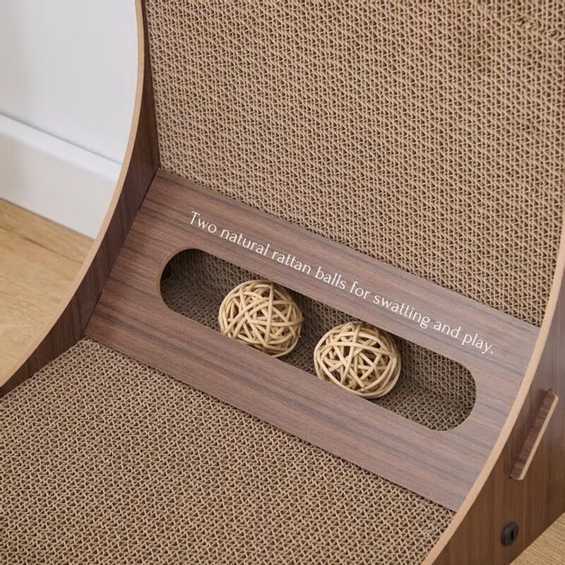 PetPals Cardboard Cat Scratcher, "Poly Angled" image number null