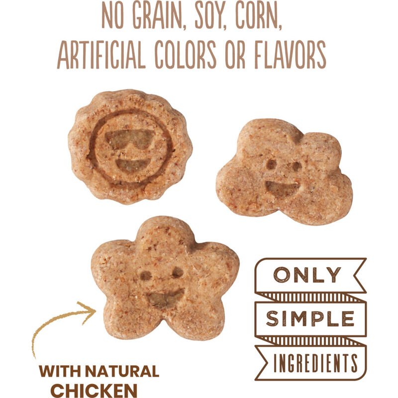 Wag More Bark Less Grain-Free Soft & Chewy Dog Treats, Chicken & Sweet Potato, 5-oz image number null