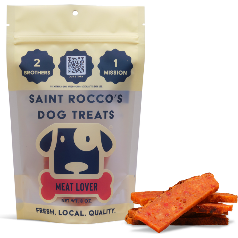 Saint Rocco's Dog Treats, Meat Lover, 8-oz image number null