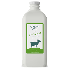 Green Juju Whole Food Frozen Pet Food Topper, Raw Goat's Milk