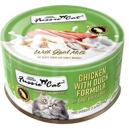 Fussie Cat Super Premium Goat Milk Canned Cat Food, Chicken & Duck