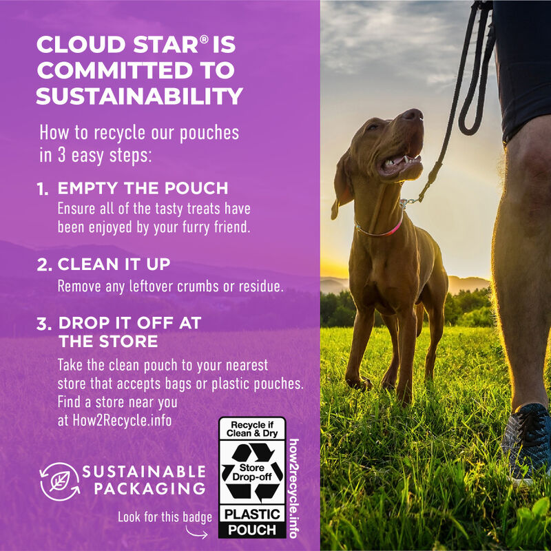 Cloud Star Tricky Trainers Soft & Chewy Dog Treats, Mini Liver, 5-oz image number null