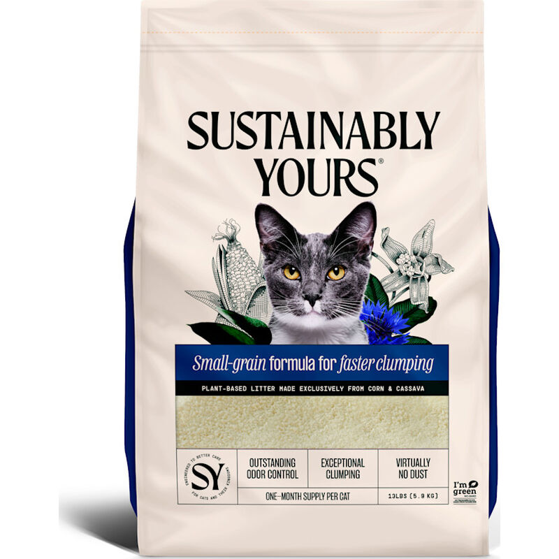 Sustainably Yours Cat Litter, Small-Grain image number null