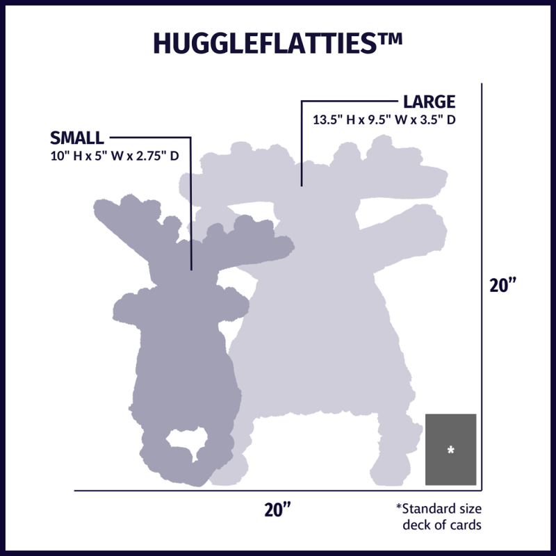 Hugglehounds HuggleFlatties Dog Toy, Small, Woodland Assortment image number null