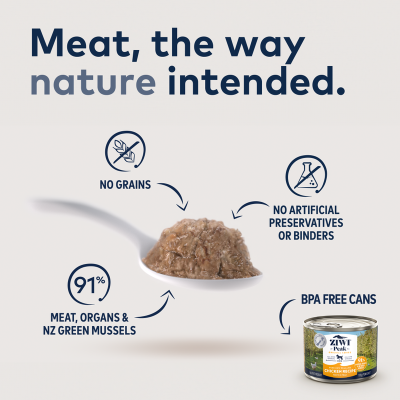 ZIWI Peak Original Series Canned Dog Food, Chicken, 6-oz image number null