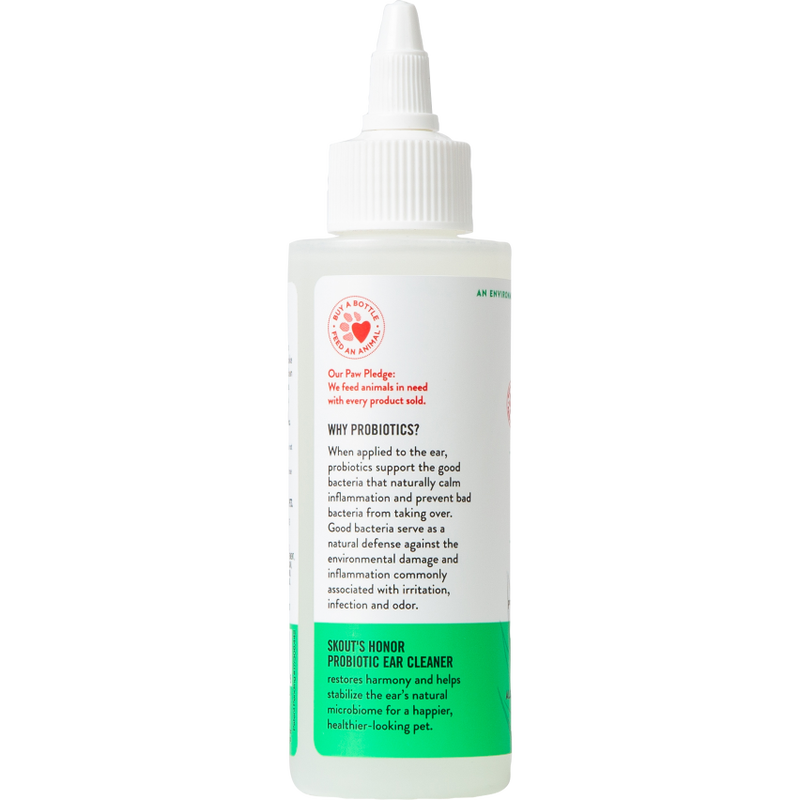 Skout's Honor Probiotic Pet Ear Cleaner, 4-oz image number null