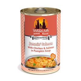 Weruva Classic Canned Dog Food, Jammin' Salmon, Chicken Salmon & Pumpkin Soup