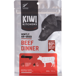 Kiwi Kitchens Air-Dried Dog Food, Beef
