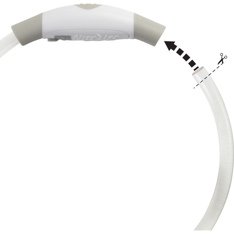 Nite Ize NiteHowl Rechargeable LED Dog Safety Necklace, Disc-O Select image number null