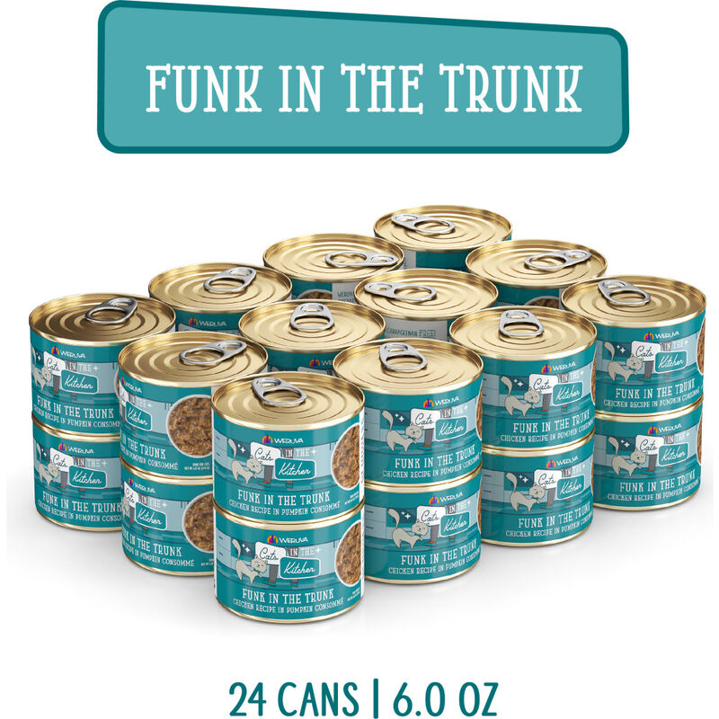 Cats in the Kitchen Originals Canned Cat Food, Funk In The Trunk, Chicken & Pumpkin, 6-oz image number null