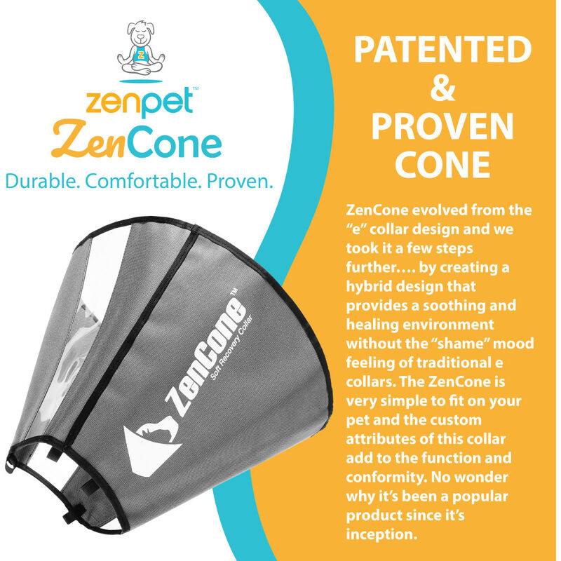 ZenPet Zen Cone Soft Recovery Pet Collar image number null