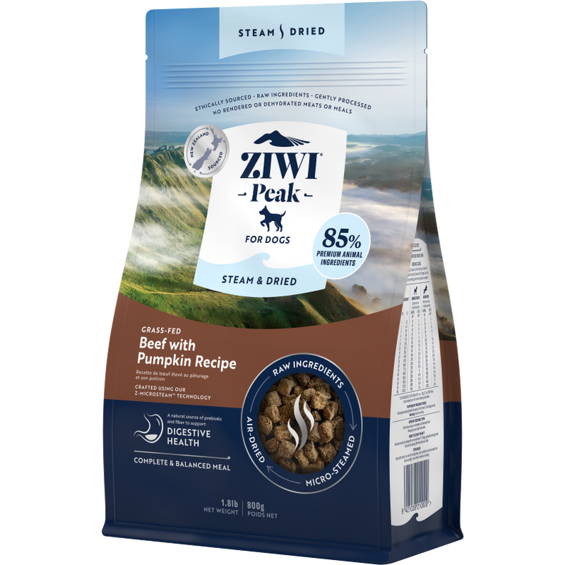 ZIWI Peak Steam & Dried Dog Food, Beef & Pumpkin image number null