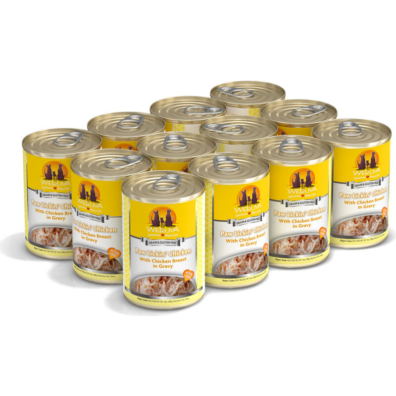 Weruva Classic Canned Dog Food, Paw Lickin' Chicken, Chicken image number null