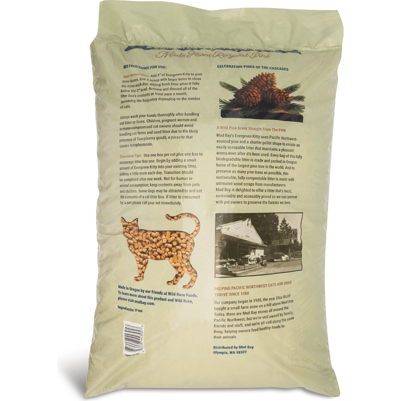 Mud Bay Evergreen Kitty Pine Cat Litter image number null