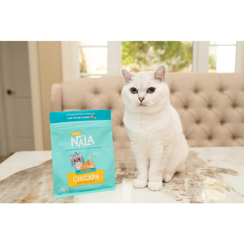 Love Nala Air Dried Cat Food, Chicken, 1-lb image number null