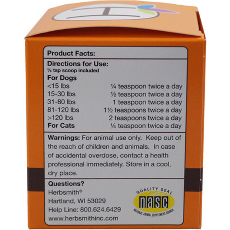 Herbsmith Comfort Aches Powder Dog & Cat Supplement, 75-g image number null