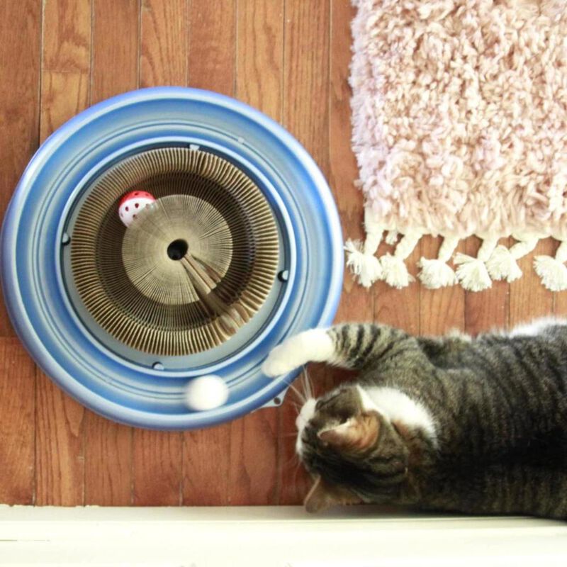 Turbo by Coastal Transform It! Corrigated Cardboard Tower Cat Toy, 20-in image number null