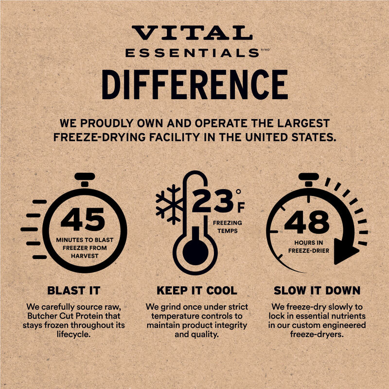 Vital Essentials Raw Freeze-Dried Dog Food, Duck, Soft Nibs, 14-oz image number null