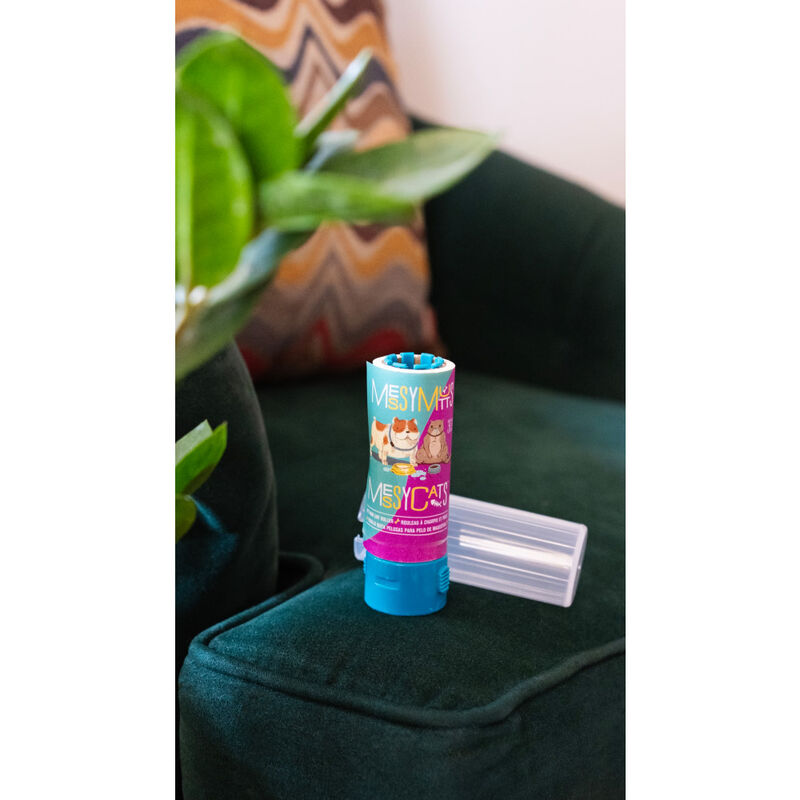 Messy Mutts Pet Hair Lint Roller, 6.8-in image number null