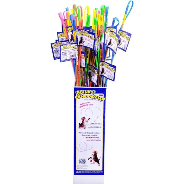 Kitty Boinks Bamboozler Wand Cat Teaser Toy 36 in