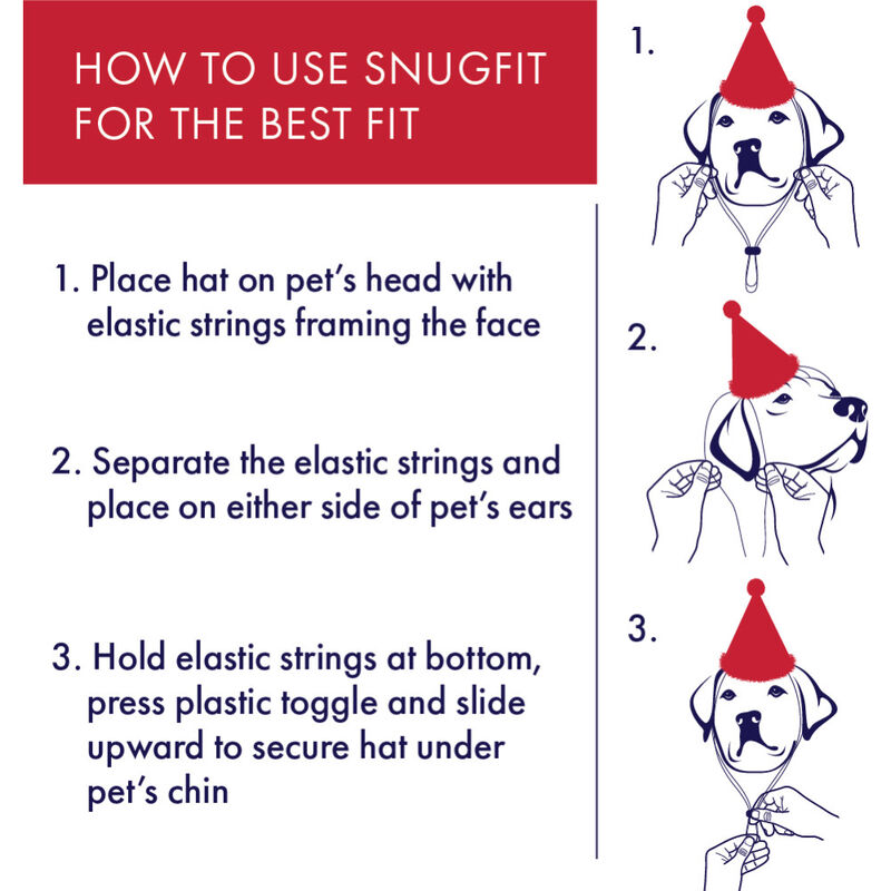 Huxley & Kent Pet Party Hat, Party Time Blue image number null
