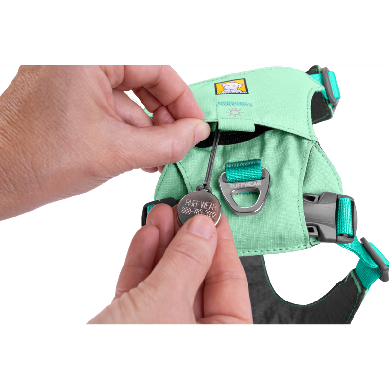 Ruffwear Hi & Light Lightweight Dog Harness, Sage Green image number null