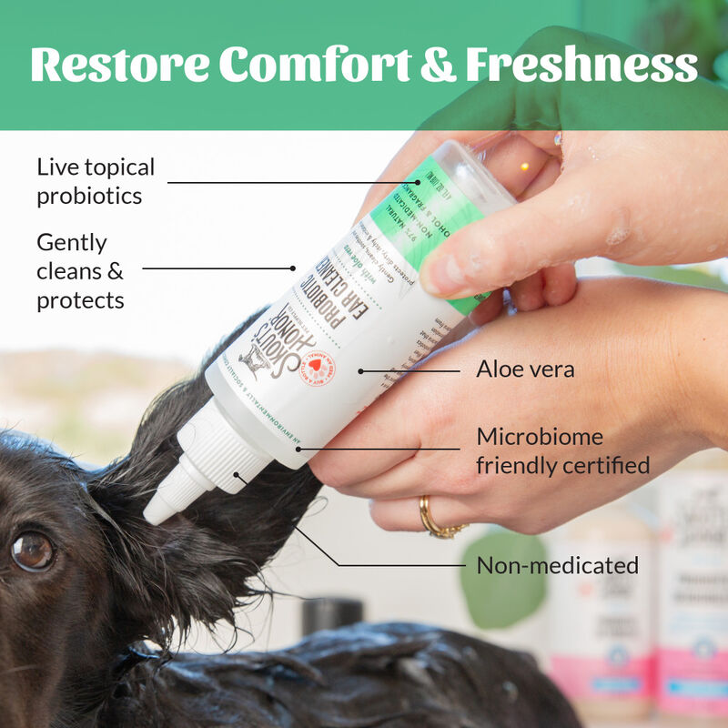Skout's Honor Probiotic Pet Ear Cleaner, 4-oz image number null