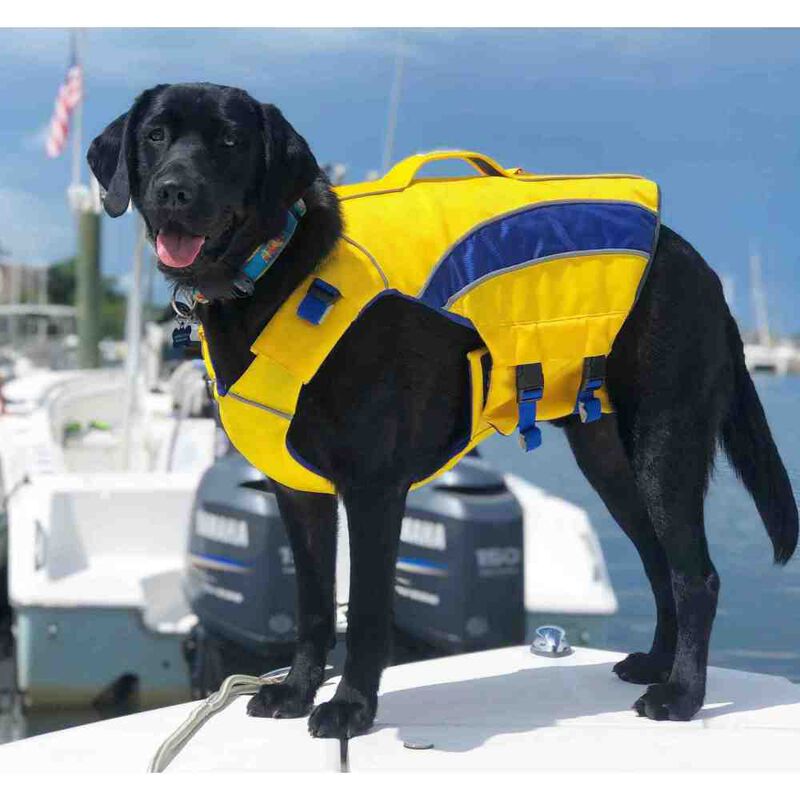 BayDog Monterey Bay Dog Life Jacket, Yellow image number null