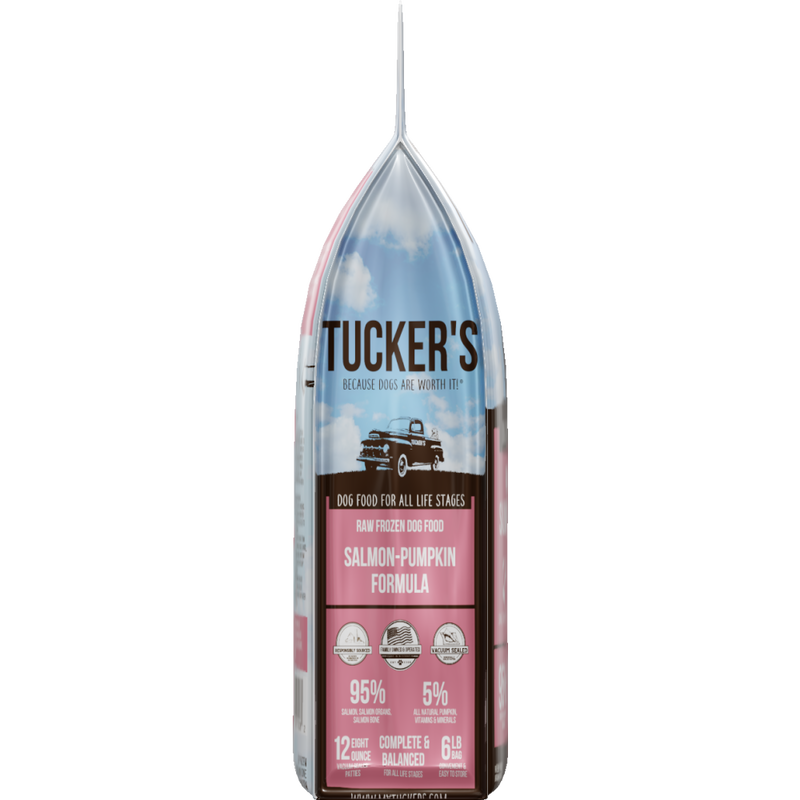 Tucker's Raw Frozen Dog Food, Salmon & Pumpkin, 6-lb image number null