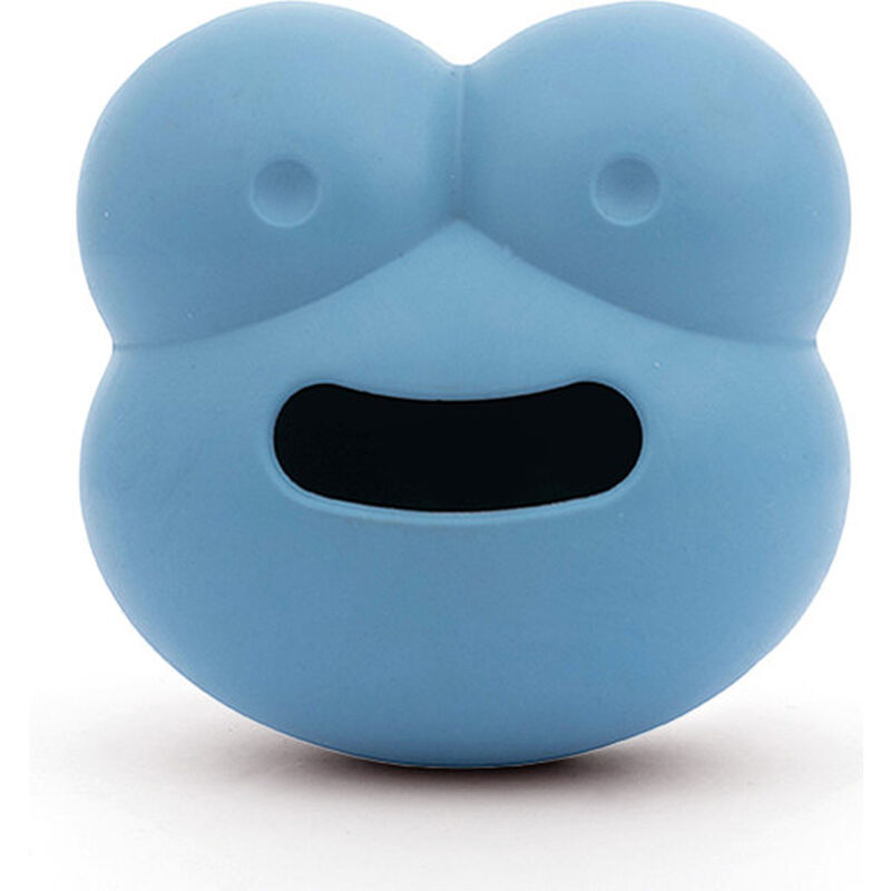 Frogg Rubber Treat-Dispensing Dog Toy, Robert, Blue, 2.8-in image number null