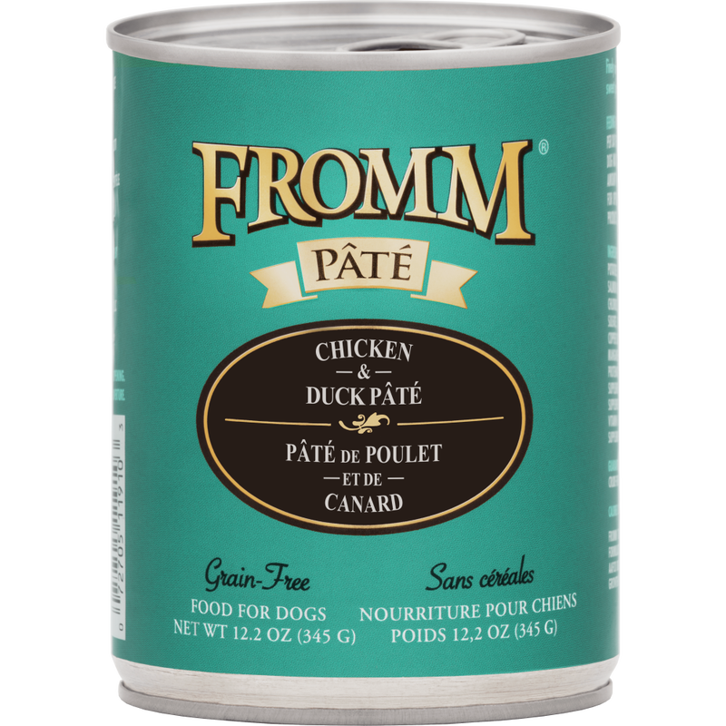 Fromm Pate Canned Dog Food, Chicken & Duck, 12.2-oz image number null