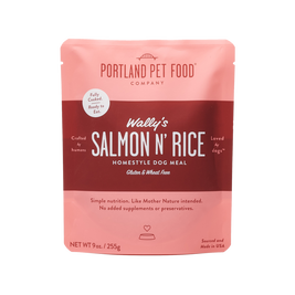 Portland Pet Food Wet Dog Food, Wally's Salmon N' Rice