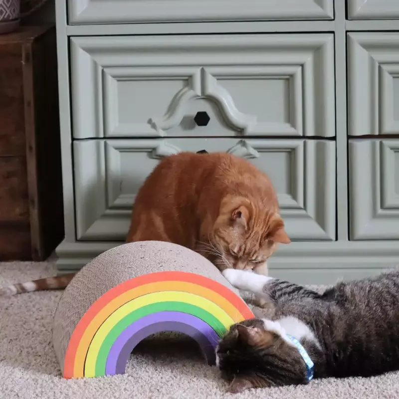Turbo by Coastal Rainbow Stack Cat Scratcher, Multicolor image number null