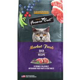 Fussie Cat Market Fresh Dry Cat Food, Duck