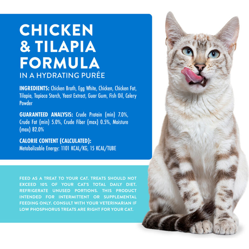 Weruva Wx  Lickable Cat Treats, Chicken & Tilapia, 0.5-oz, 5-pack image number null