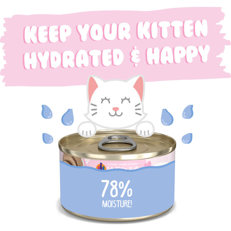 Weruva Kitten Canned Cat Food, Chicken Breast in Puree, 3-oz image number null