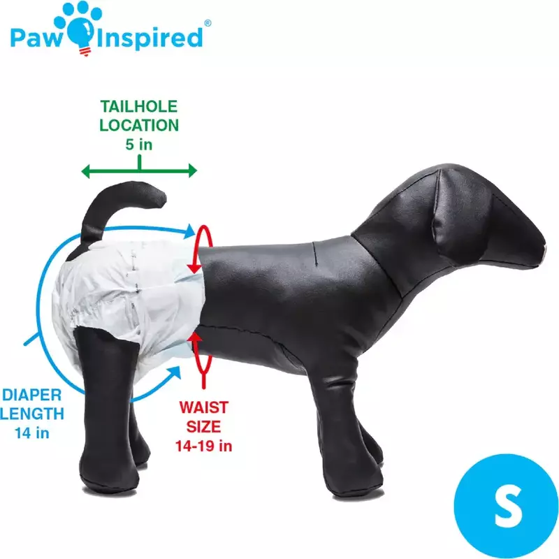 Paw Inspired Disposable Dog Diapers image number null