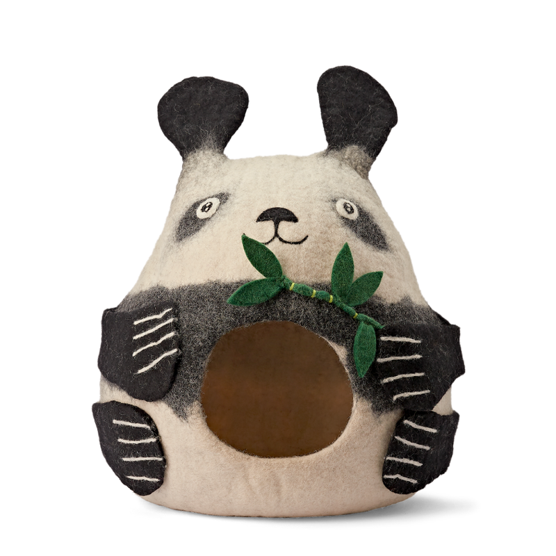 Mud Bay Felted Cat Bed, Panda Cat Cave image number null