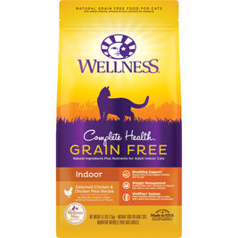 Wellness Complete Health Grain-Free Dry Cat Food, Indoor, Chicken