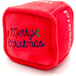 Great & Small Holiday Dog Toy, Merry Christmas Dice