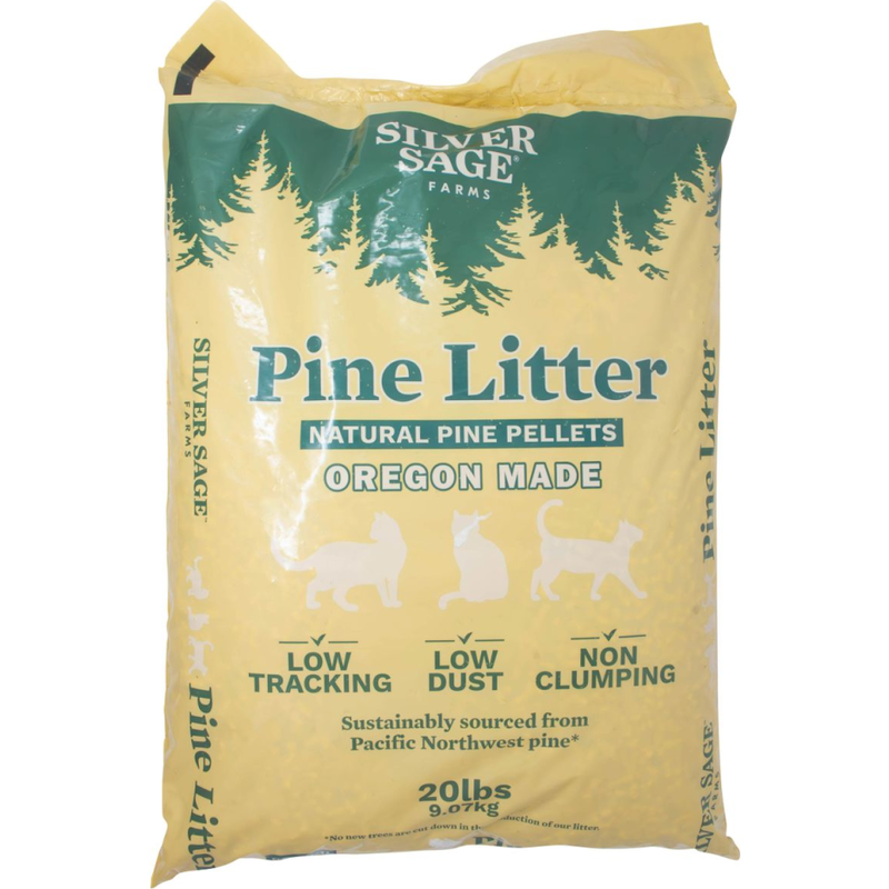 Silver Sage Pine Pellet Cat Litter, 20-lb image number null