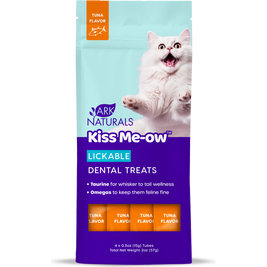 Ark Naturals Kiss Me-ow Lickable Dental Cat Treats, Tuna, 3-oz
