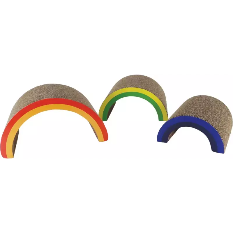 Turbo by Coastal Rainbow Stack Cat Scratcher, Multicolor image number null