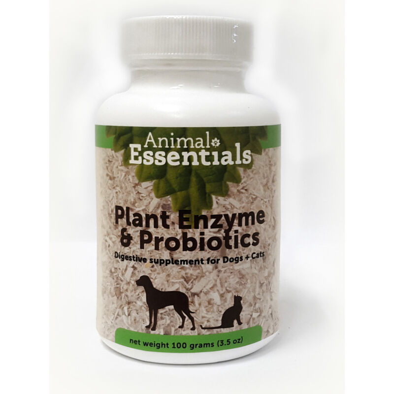 Animal Essentials Plant Enzyme & Probiotics Digestive Dog & Cat Supplement, 3.5-oz image number null